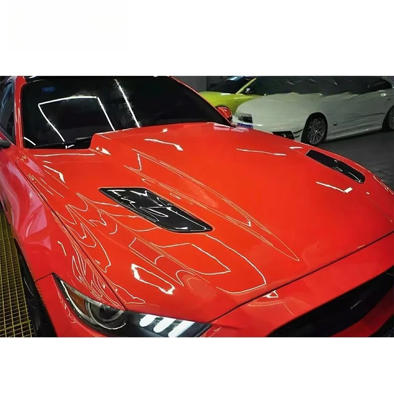 For  Mustang 2015-2017 Real Carbon Fiber Hood - Lightweight